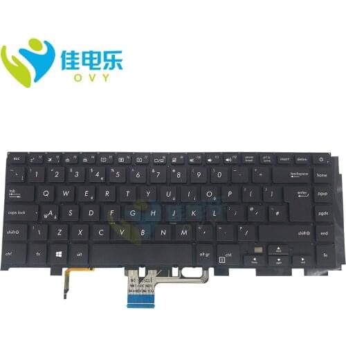 UK Laptop Keyboard for ASUS ZenBook Pro UX550 UX550VD UX530U UX580 GR UK Backlight Keyboard 0KNB0-4624UK00 9Z.NDXBU.10U