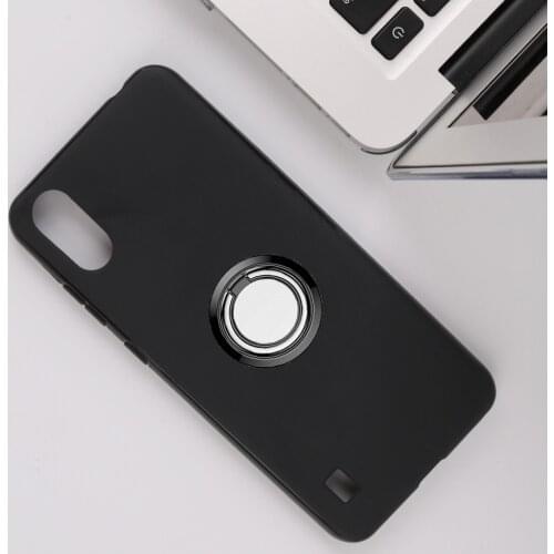 For ZTE Blade A51 Lite 6.09" A51Lite Back Ring Holder Bracket Phone Case Smartphone TPU Soft Silicone Cover