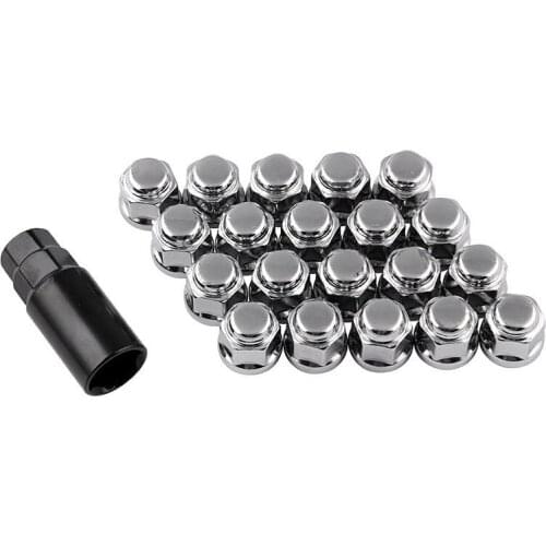 20pcs Wheel Nut Cover bolt Cap Cover Kit Anti Theft Nut Car Steel Wheel Lock Lug Nut Auto kit for Honda M12 * 1.5