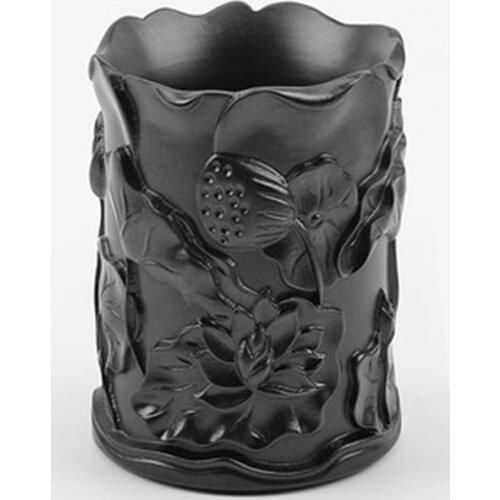 Beautiful Creative Pen Holder Flower Pot Making Silicone Concrete Mold Handmade Decorating Craft Pen Container Mould for Cement