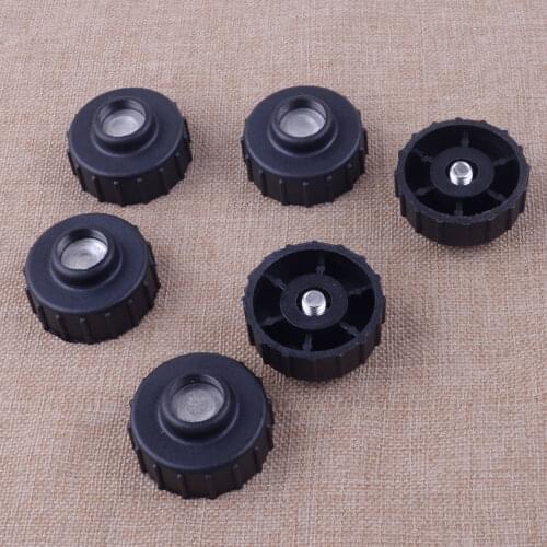 LETAOSK 6pcs String Trimmer Head Left Hand Bump Knob 308042003 Fit For Homelite ST-385 ST-385C HLT28 ST285BC