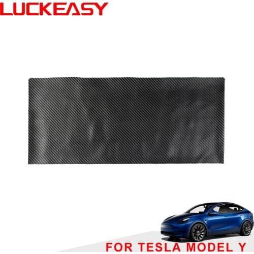 LUCKEASY is suitable for Tesla Model Y 2021 door armrest box side instrument anti-kick pad protective film car anti-dirty pad
