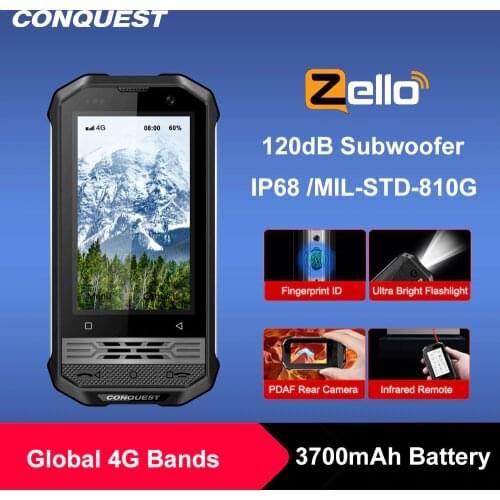 CONQUEST F2 Luxury Mini IP68 Rugged Smartphone 2020 Mobile Phone NFC Global Version Little F2 Android Smart Phone Movil