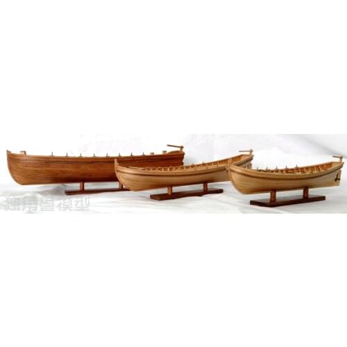 Bonhomme Richard Pear version dinghy Boat 1:48 3-Set Wooden Ship Model