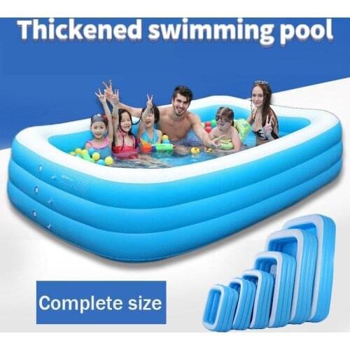 PVC Inflatable Outdoor Foldable Swimming Pool Children Family Play In The Water Baby Bathing Thickened Inflatable Swimming Pool