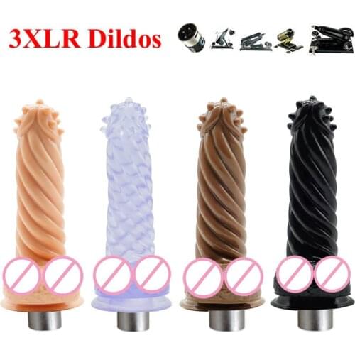 Sex Machine Attachment 3XLR Attachment Dildo Sex Love Masturbation Machine penis accessories For Woman Man
