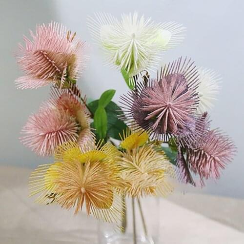 2 heads Man-eating Grass Plastic Plants Flower Realistic Tropical Rainforest Pitcher Plants Decoration Material