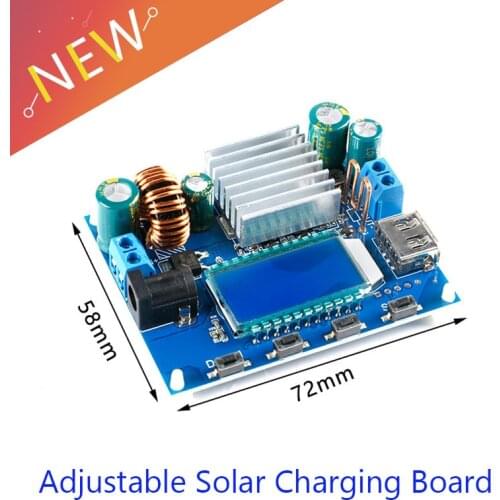 CNC DC Buck Boost Converter Constant Voltage Current Power Supply Module CC CV 12V to 9V 24V Adjustable Solar Charging Board