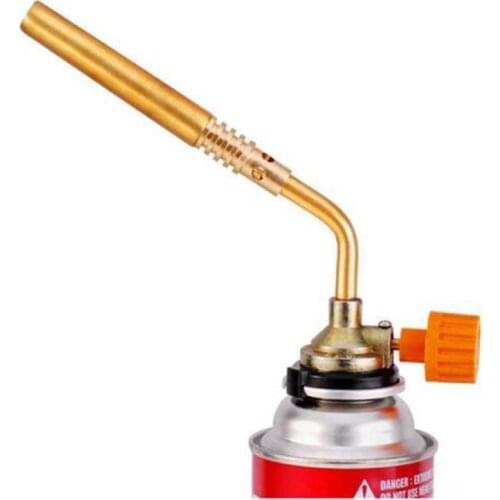 Practical Butane Burner Welding Gas Outdoor Torch Picnic BBQ Manual Brazing Lighter Flame Gun For Kitchen Camping