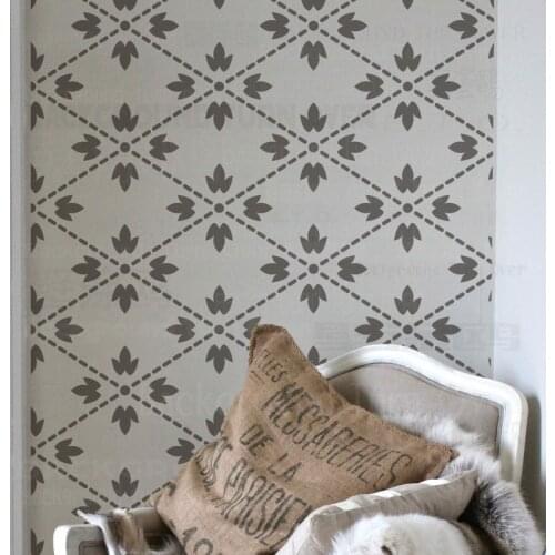 40cm 60cm Stencil Large For Painting Decor On The Wall Paint Mandala Home Furniture Cherry Blossoms Flower Petal Damask S125