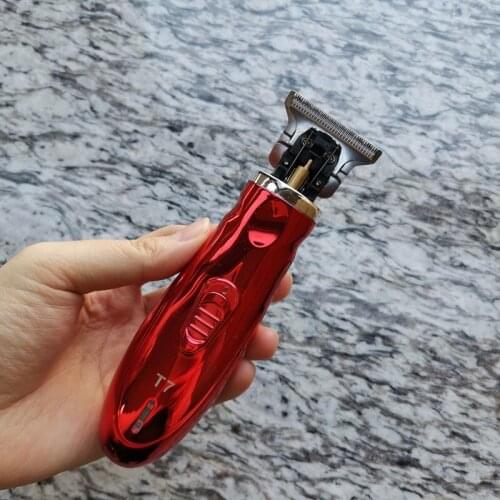 Professional Hair Clipper Men Electric Cordless Hair Trimmer 0mm Baldheaded T Blade Finish Haircut Machine