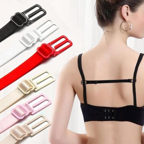 Women Anti Slip Bra Strap Double-shoulder Holder Buckle Belt With Back Hasp All Match Invisible Elastic Straps Bra Accessory