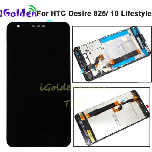 5.5''For HTC Desire 825/ 10 Lifestyle LCD with frame Screen Display With Touch Digitizer Assembly For HTC 825 Free Shipping