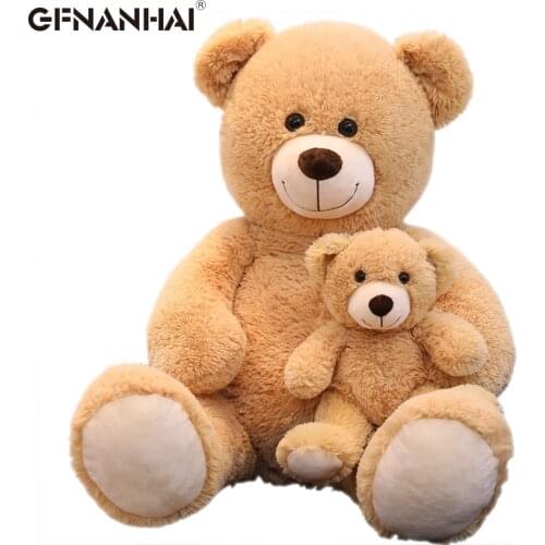1pc 100cm Lovely Mother & Child Teddy Bear Plush Toy Cute Animal Bears Doll Stuffed Soft Pillow Children Kids Birthday Xmas Gift