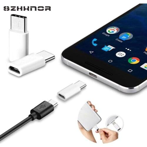 3pcs USB 3.0 Micro USB Female to Type-c Male charging date Adapter USB-C Charger plug For samsung s8 huawei v10 p9 p10 p20 lite