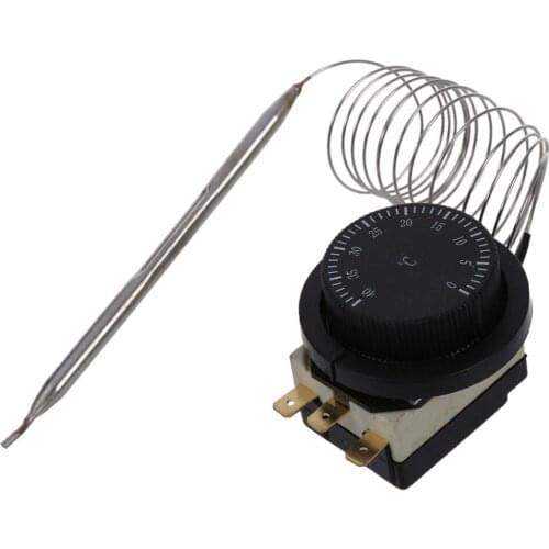 50pcs 40C Temperature Control Switch Capillary Thermostat 1NC 1NO AC 250V/380V 16A controller sensor DHL free