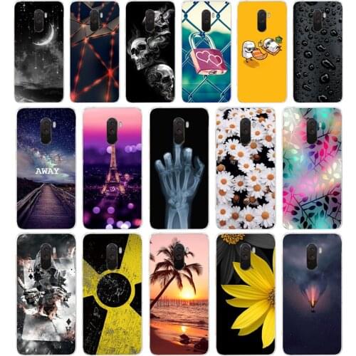 K For Xiaomi Pocophone F1 Case Xiaomi Poco F1 Case Silicone Soft TPU Phone Case For Xiaomi Pocophone F1 Global F 1 Case Cover