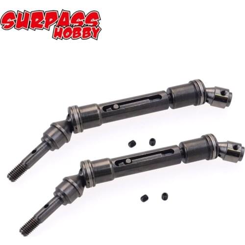 CVD Steel Front & Rear Drive Shaft Assembly Heavy Duty For Traxxas 1/10 Slash 4x4 Stampede VXL 2WD 6851R 6851X 6852R 6852X