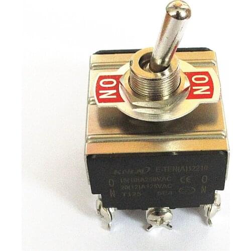 JOYING LIANG E-TEN(A)12210 Toggle Switch 12-feet 2-gear Rocking Handle Switch E-TEN402 Open Hole 12MM