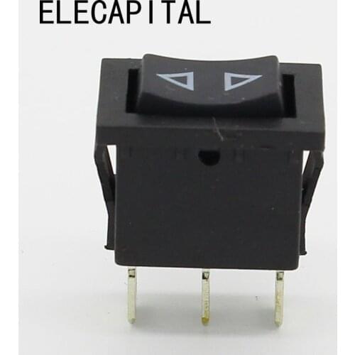 50pcs Rocker switch Momentary (ON)-OFF-(ON) 3pins