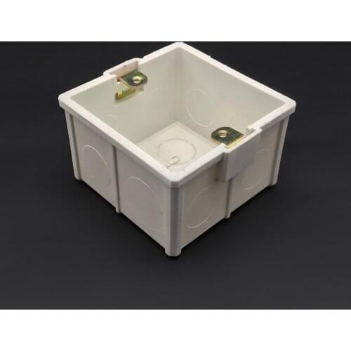 Thicker Material 86 Type Home Switch Panel Thermostat Wall Holder International Standard Cassette Dark Mounting Box
