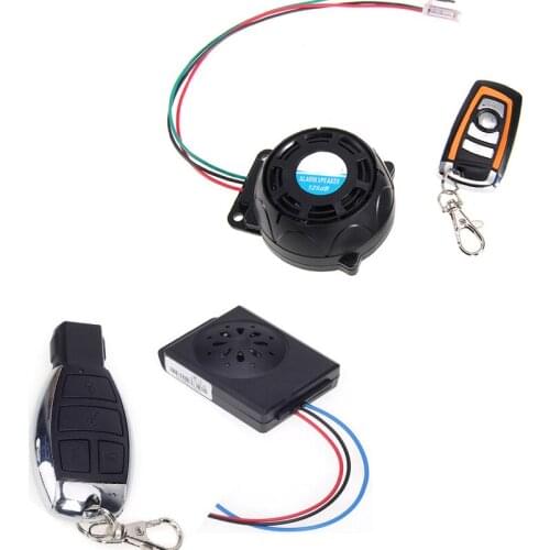 One Way Alarm for Motorcycle Scooter Anti-theft Alarm Motorbike Security System Universal Wireless Remote 125dB Alarms Buzzer