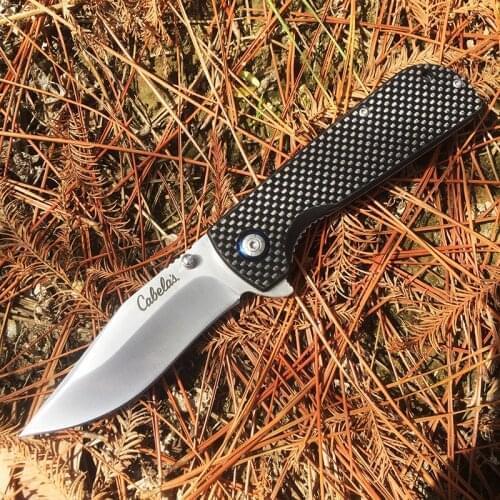 [Watchman W018CF] hunting knife Folding Knife Skinner Blade Knives Camping Survival Hunting Tactical Knife EDC Tools