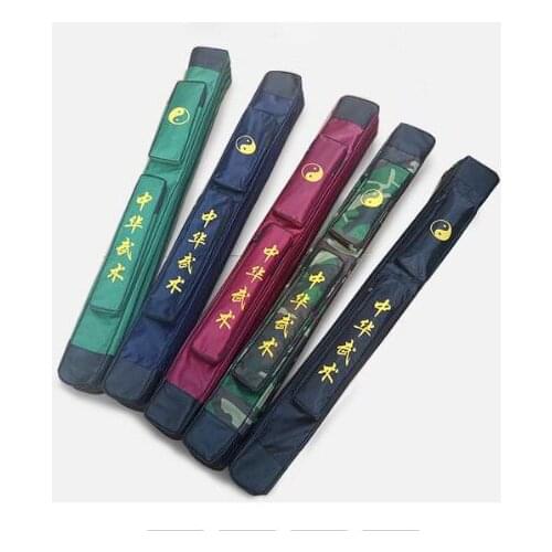 Oxford single layer martial arts sword bags wushu knifetai chi kung fu bag 109cm