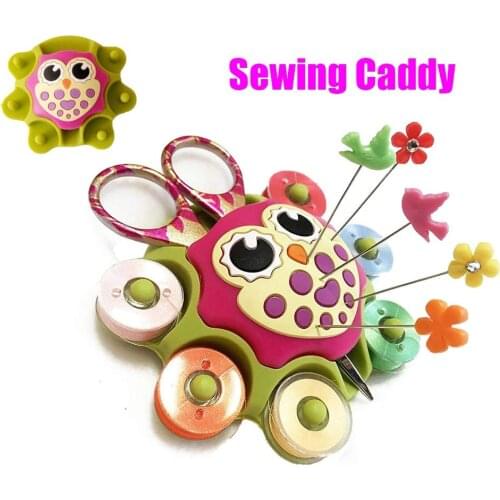 1PCS Sewing Caddy Organizer Scissor Holder Bobbins Holder Pincushion