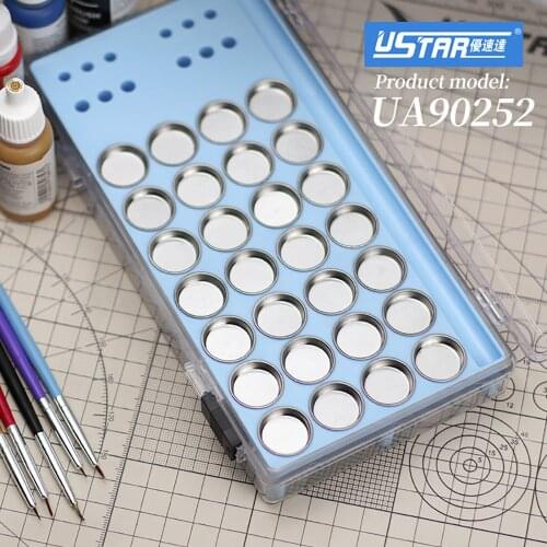 Model Palette Hook Line Pen Storage Box Color Storage Box Gundam Military Diorama Model Kit Coloring Tool