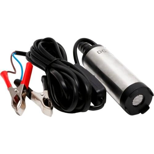 DC12V Stainless Steel Submersible Diesel Fuel Water Oil Pump 12L Per Minute 38mm 40W