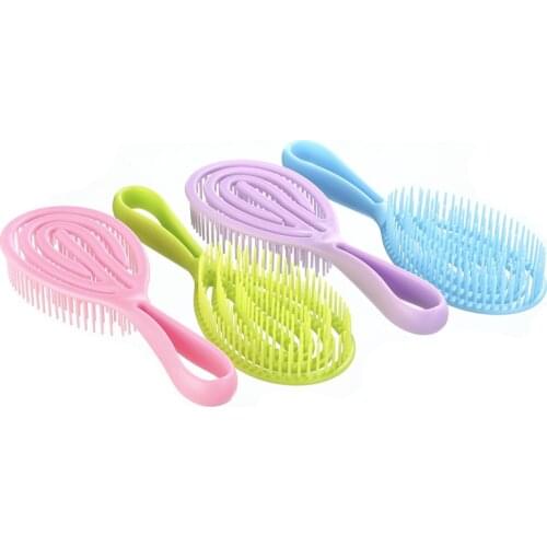 Hair Comb Scalp Massage Hair Brush Wet Curly Detangle Comb Detangling Hairbrush Women Salon Hairdressing Styling Tools