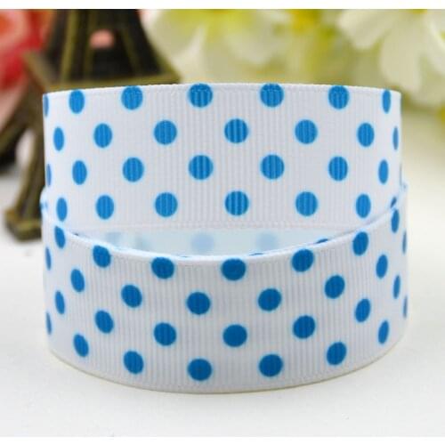 7/8'' 22mm,1" 25mm,1-1/2" 38mm,3" 75mm Dots Character printed Grosgrain Ribbon party decoration X-01444 10 Yards