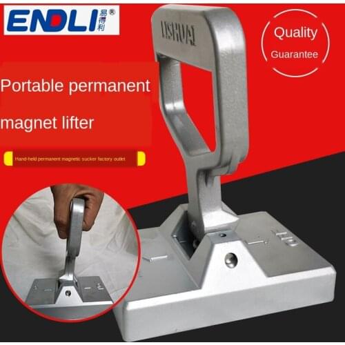 Hand-Held Permanent Magnetic Sucker Portable Jack Forehead 50kg Suction Mini Magnetic Hoisting Device