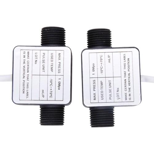 Taidacent G1/2 30-1200L/Min Outer Wire Gear Oil Flowmeter Milk Detergent Fluid Flow Meter Hall Effect Sensor Liquid Flow Sensor