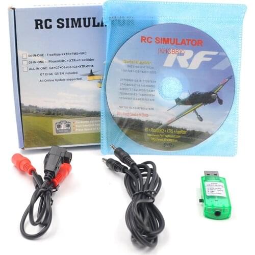 All In One RC Flight Simulator Wireless Cable for Futuba JR Frsky Walkera Flysky Wfly RC Transmitter