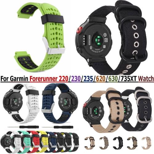 Top Quality Watch Strap Watchband For Garmin Forerunner220 230 235 620 630 Wrist Replacement Band for Garmin forerunner Bracelet