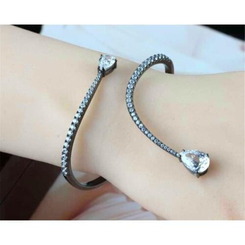 Xd26 Luxury shine Designer Fashion 925 Sterling Silver wedding party Jewelry zirconia, aaa1