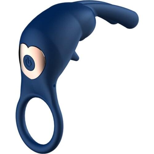 10 Frequency Usb Charge Precision Lock Shock Ring Time Delay Stimulate Lovers Flirt Taste Articles