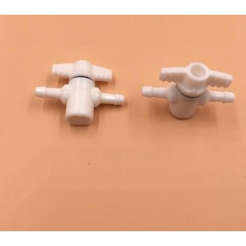 12pcs Large format printer CISS ink system manual valve 2 ways for Flora Mimaki Roland Eco solvent / printer valves