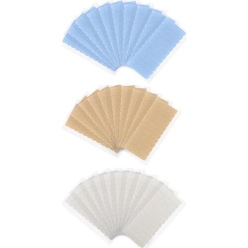 120 Pieces 0.8cm x 4cm Hair Extension Tape Tabs Double Sided Replacement Tape for Hair Extensions