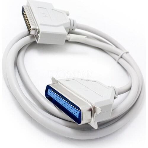 50Pcs/Lot Parallel 25Pin 25-Pin DB25 Male to Female LPT Printer DB25 M-F LPT Cable Lengh 1.5m