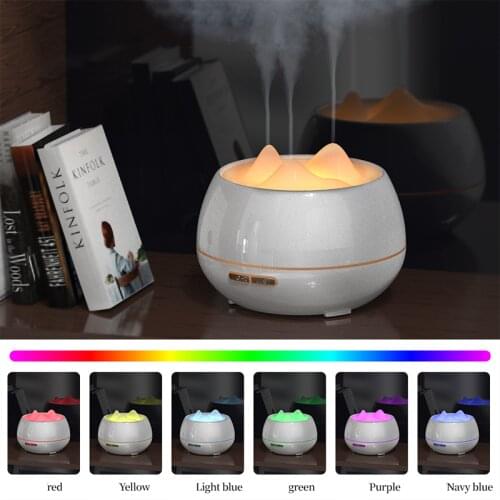 500ML Aroma Diffuser Air Humidifier 7Colors Night Light With Remote Control Essential Oil Intelligent Aromatherapy Auto Shut Off