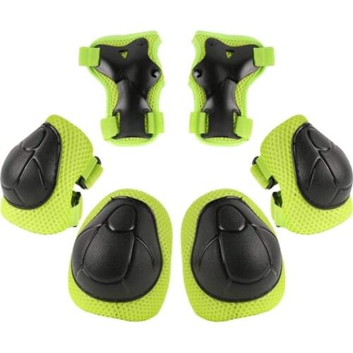 6Pcs Protective Gears Set Kids 3-7, Knee Elbow Pads Wrist Guards Child Safety Protector Kit for Cycling Bike Skating