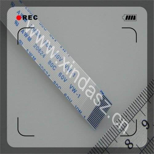 Free Shipping AWM 20624 80C 60V VW-1 0.5mm 20pin 100mm length same side high voltage wire and FFC Ribbon Cables 5pcs/lot