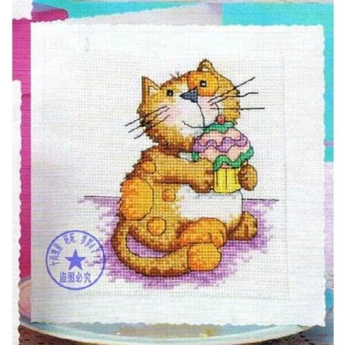 FREE Shipping FULL set DIY cross stitching greeting card, new year greeting card, birthday card cross stitch