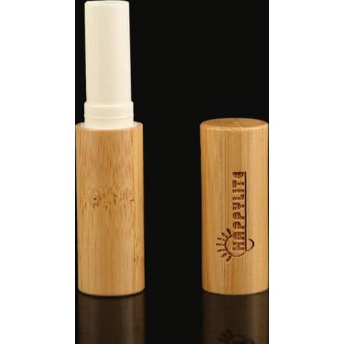 5ml 12.1MM lip gloss Bamboo Empty Lipstick Tubes Container Lipgloss Lip Balm Tubes Bamboo Shell MakeupLip Stick Bottle Tubes