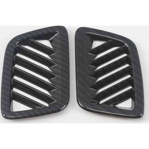 For Honda CRV CR-V 2017-2019 2020 2021 Side Air Condition Vent covers Trim AC Outlet Decoration Sticker Car Interior Styling