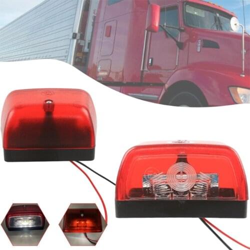 E9 LED Bull License Plate Tag Light Boat For Truck Trailer White Bright Lights MK-199 License Plate Lights Dropshipping Hot Sale