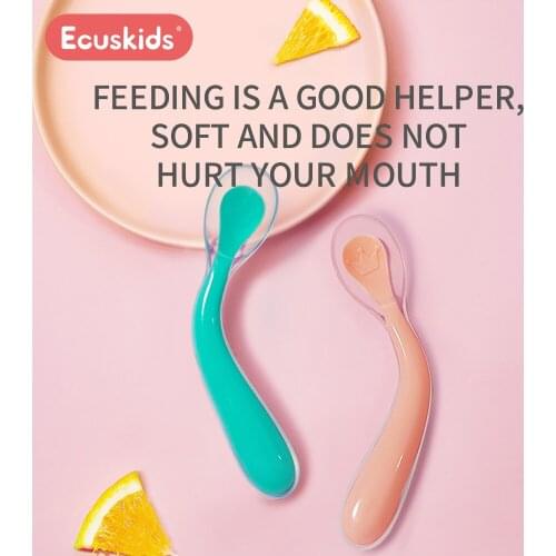 Ecuskids Silicone Feeding Spoons